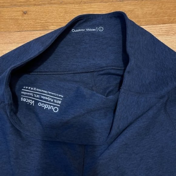 Outdoor Voices Original High RIse Legging in Blue - Picture 3 of 4